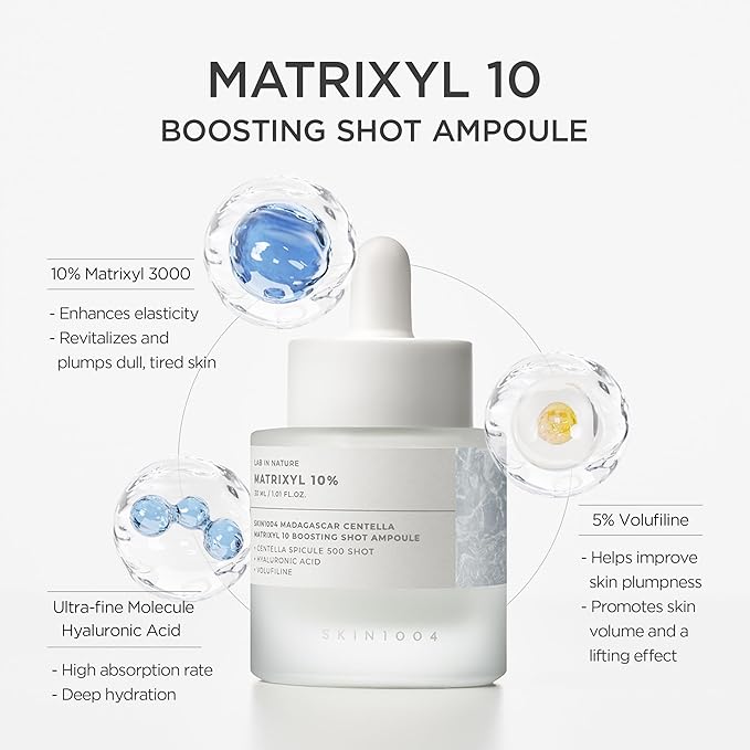 SKIN1004 - Madagascar Centella Matrixyl 10% Boosting Shot Ampoule (Original)