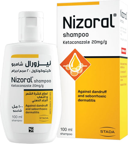 Nizoral® 2% Anti-Dandruff Shampoo, 100ml, Medical Treatment with Ketoconazole, Clinically Proven to Treat Dandruff, Flakes & Itching