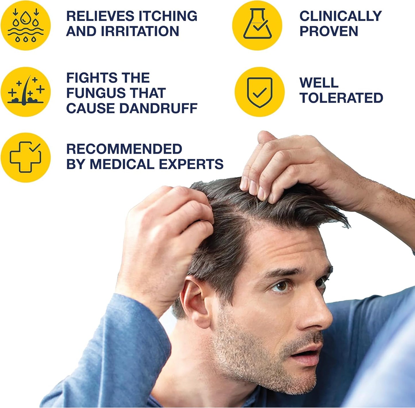 Nizoral® 2% Anti-Dandruff Shampoo, 100ml, Medical Treatment with Ketoconazole, Clinically Proven to Treat Dandruff, Flakes & Itching