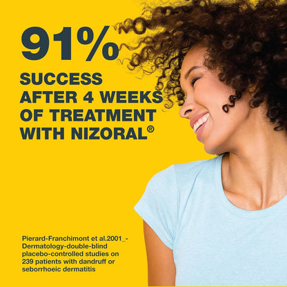 Nizoral® 2% Anti-Dandruff Shampoo, 100ml, Medical Treatment with Ketoconazole, Clinically Proven to Treat Dandruff, Flakes & Itching