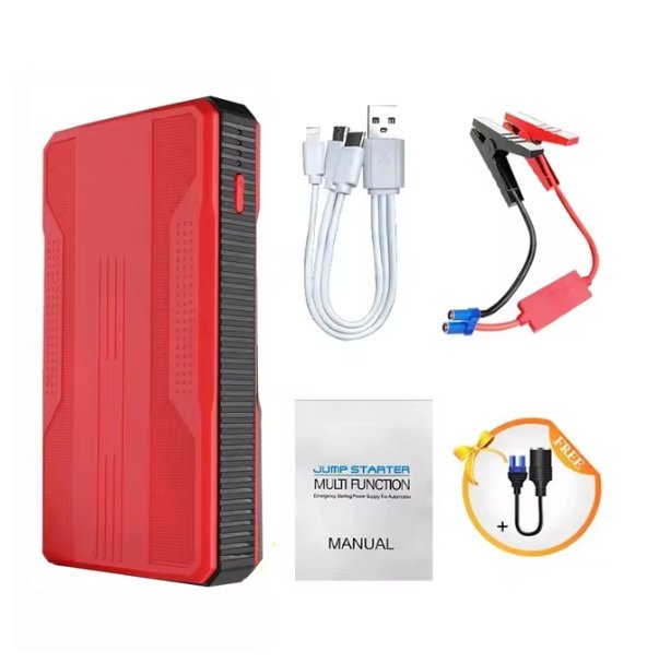 12V Car Battery Booster – Jump Starter with LED SOS Light