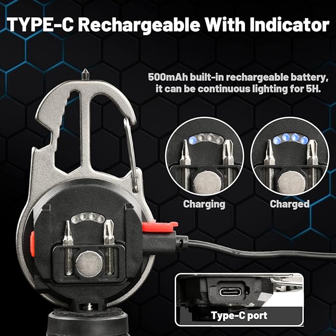 Mini LED Work Light – Magnetic COB Torch with Tripod