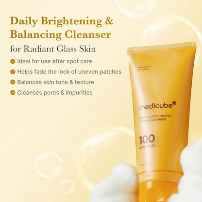 Medicube - Kojic Acid Turmeric Toning Cleanser (Original)